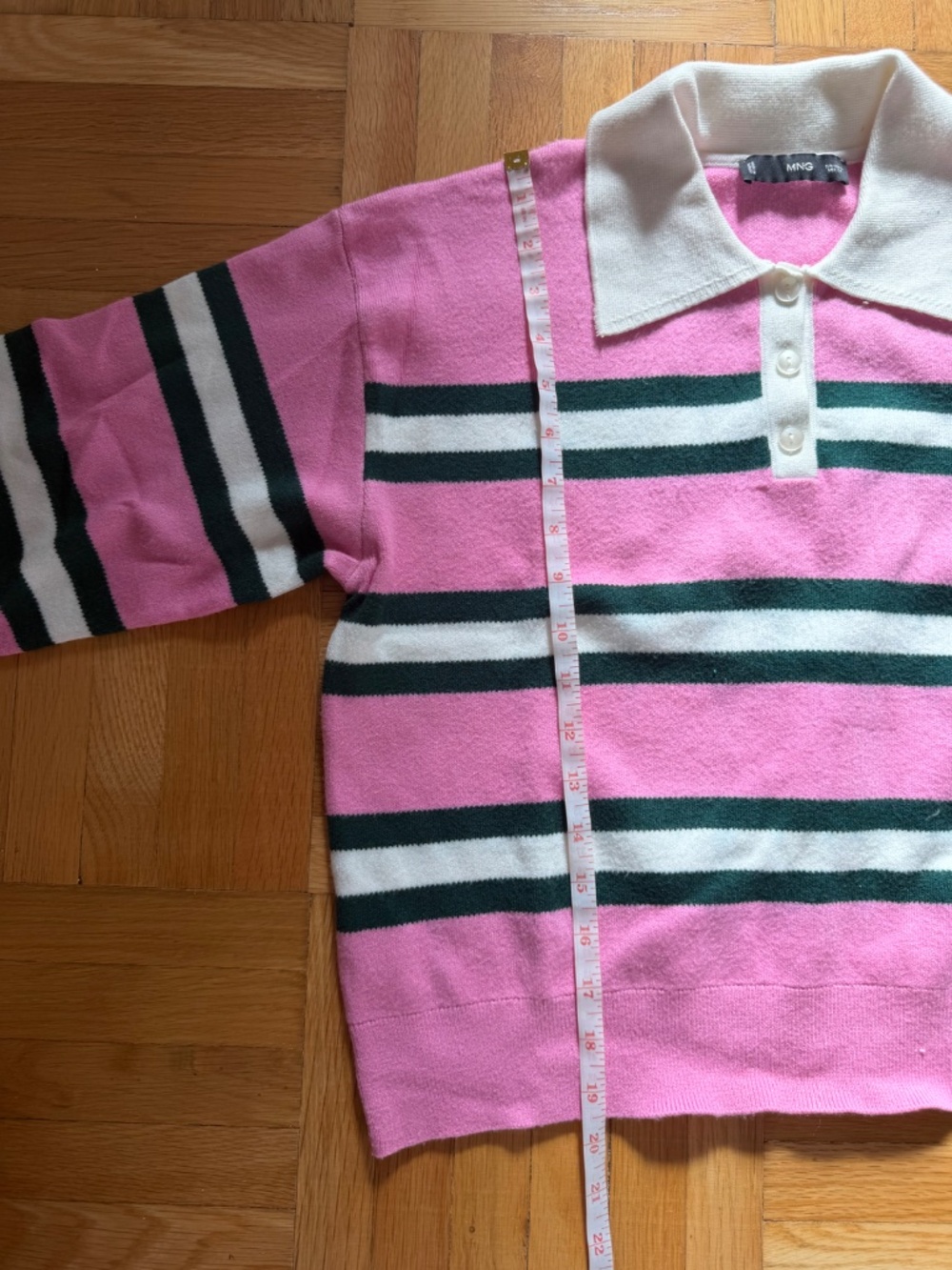 Mango Knit Rugby Sweater - Picture 3 of 6